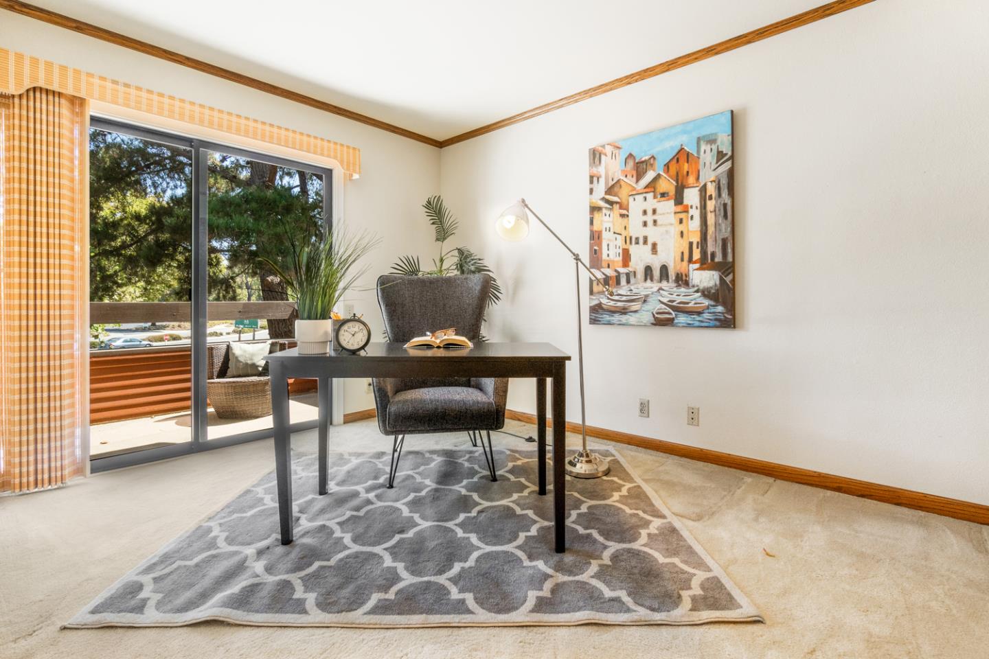 910 Wharfside Road San Mateo, CA 94404 - Photo 28 of 43 a living room with furniture a rug and a window