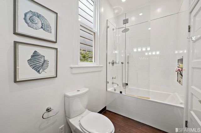 a view of a building on the street