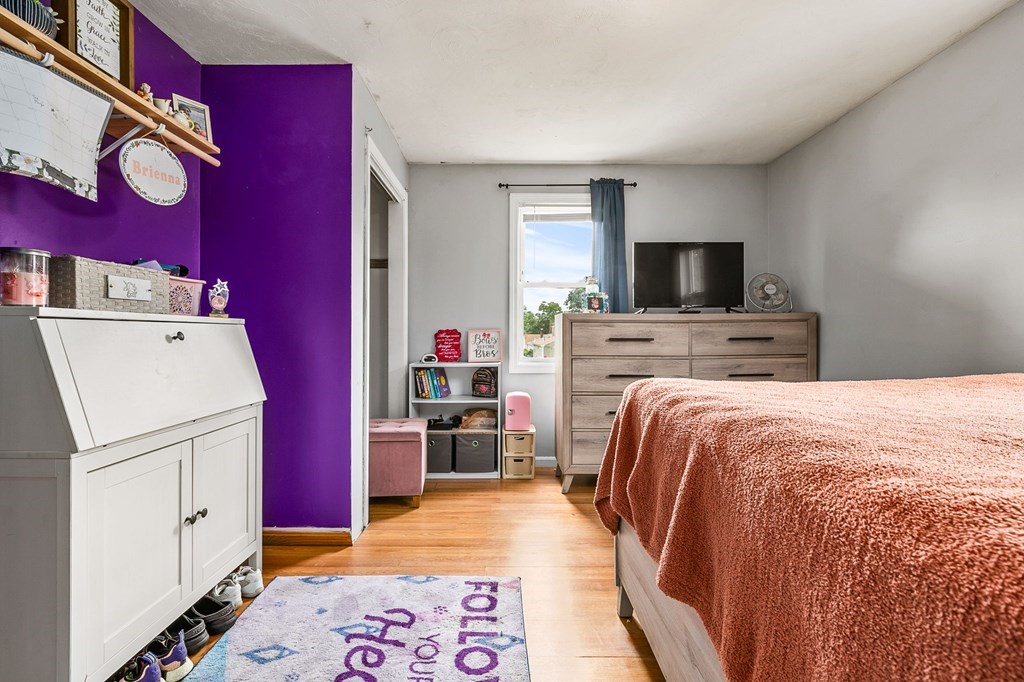 46 Cohasset Road Wareham, MA 02532 - Photo 34 of 42 a bedroom with a bed and a television