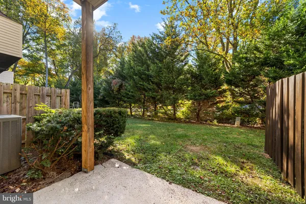 a view of backyard with green space
