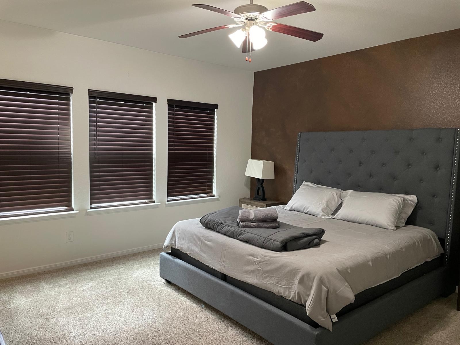 3322 Harvest Meadow Lane Rosenberg, TX 77471 - Photo 30 of 39 a bedroom with a bed and window