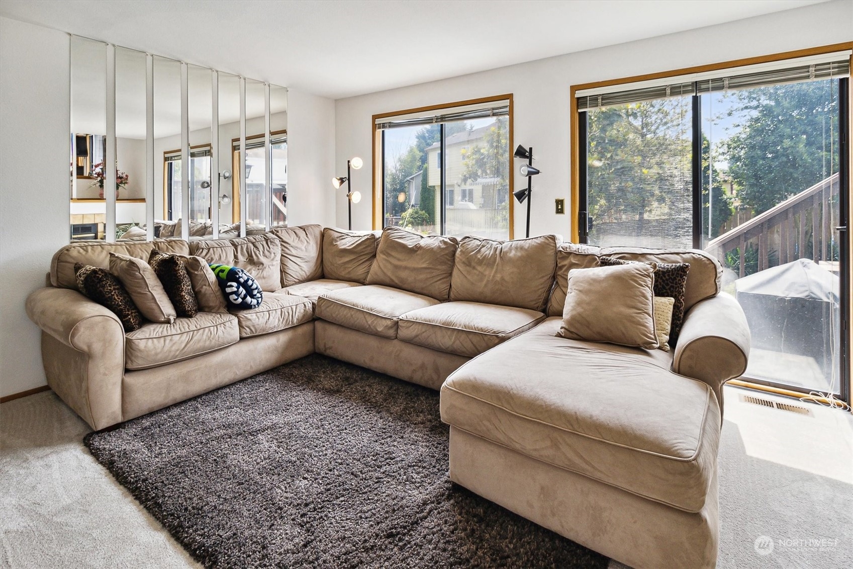 12115 Southeast 280th Street Kent, WA 98030 - Photo 14 of 40 a living room with furniture and a large window