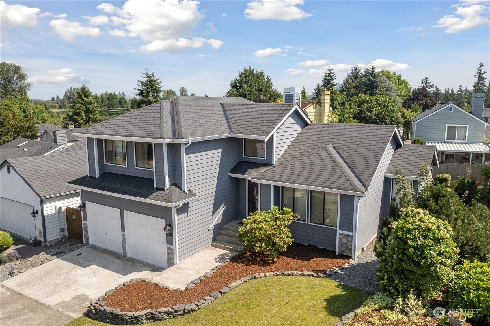 12115 Southeast 280th Street Kent, WA 98030 - Photo 22 of 40 an aerial view of a house