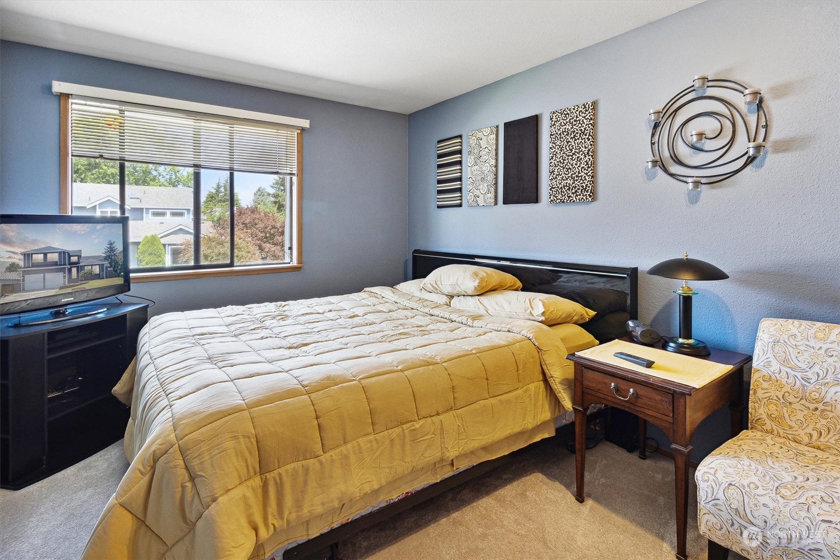 12115 Southeast 280th Street Kent, WA 98030 - Photo 33 of 40 a bedroom with a bed and a window