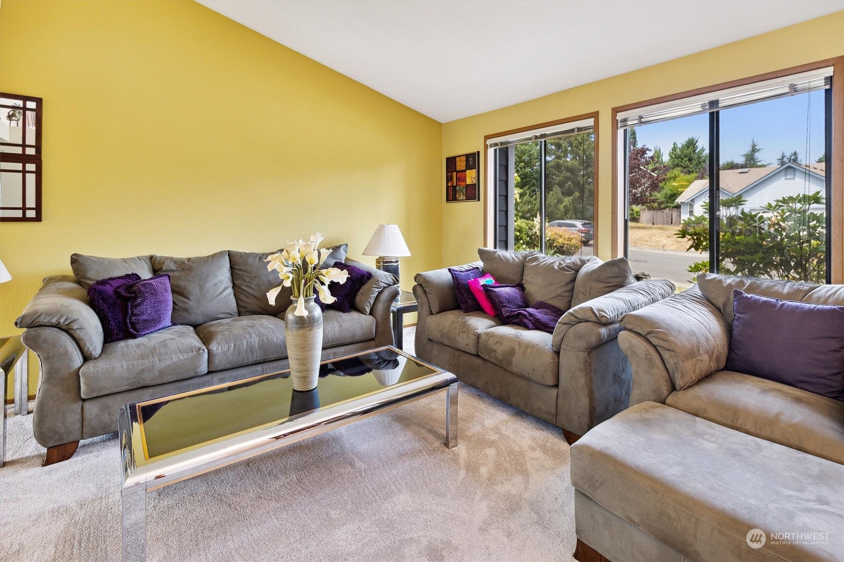 12115 Southeast 280th Street Kent, WA 98030 - Photo 5 of 40 a living room with furniture and a large window