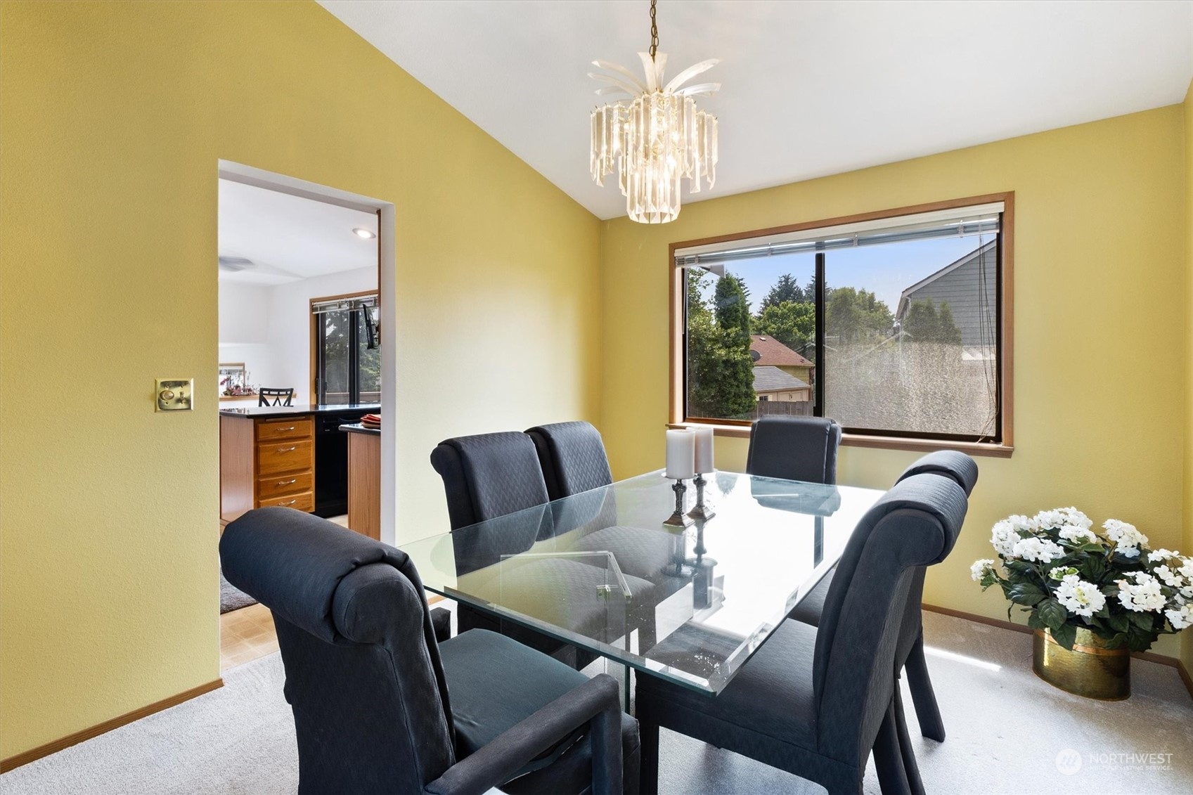 12115 Southeast 280th Street Kent, WA 98030 - Photo 8 of 40 a dining room with furniture and chandelier