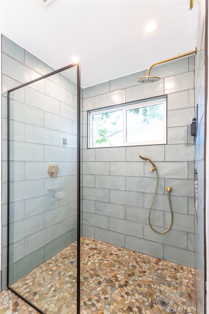 2718 North Wright Street Santa Ana, CA 92705 - Photo 18 of 45 a bathroom with a shower