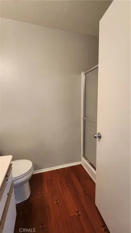 a bathroom with a toilet