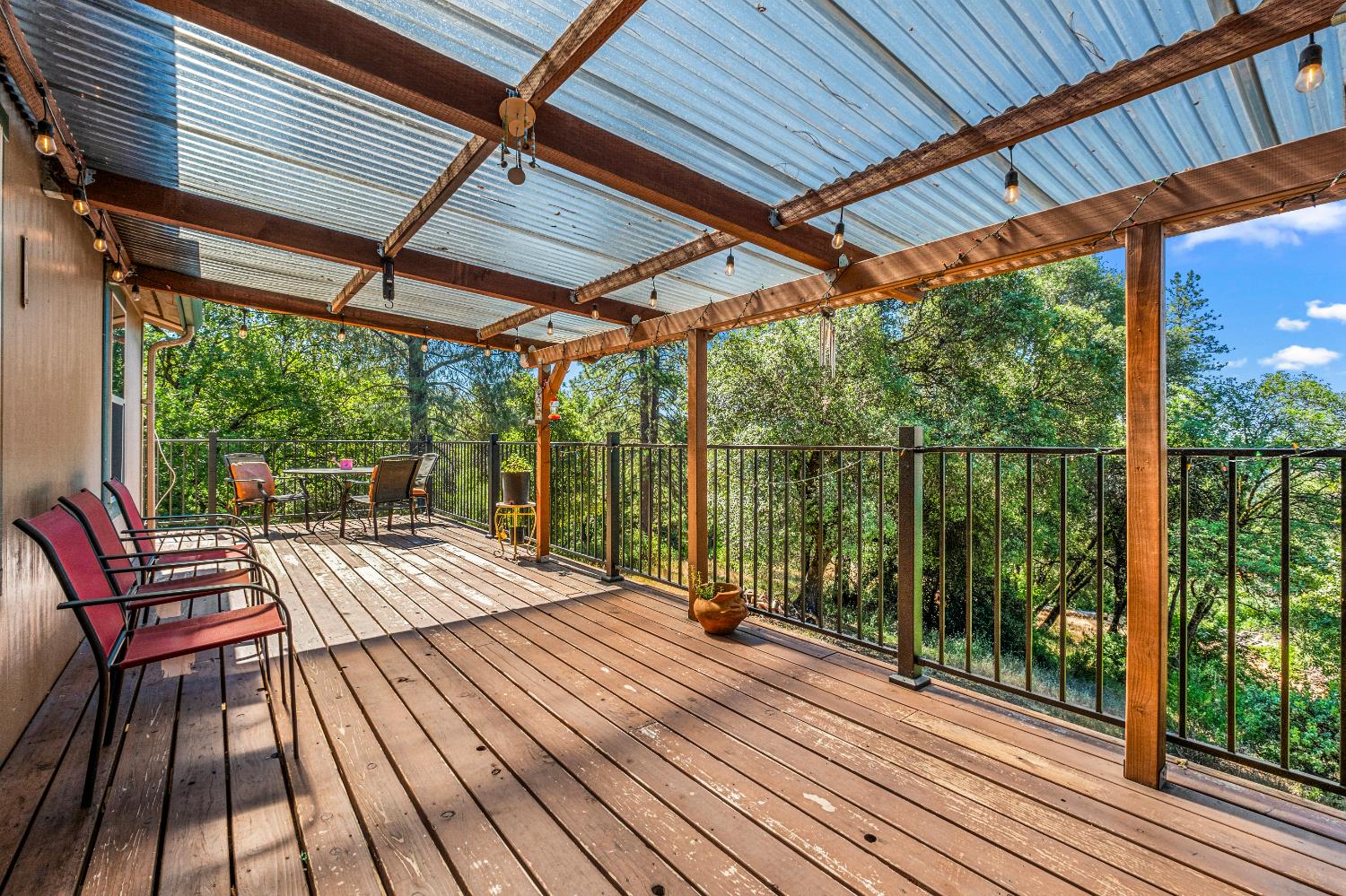 9425 Mosquito Road Placerville, CA 95667 - Photo 68 of 74 a view of a patio with wooden floor