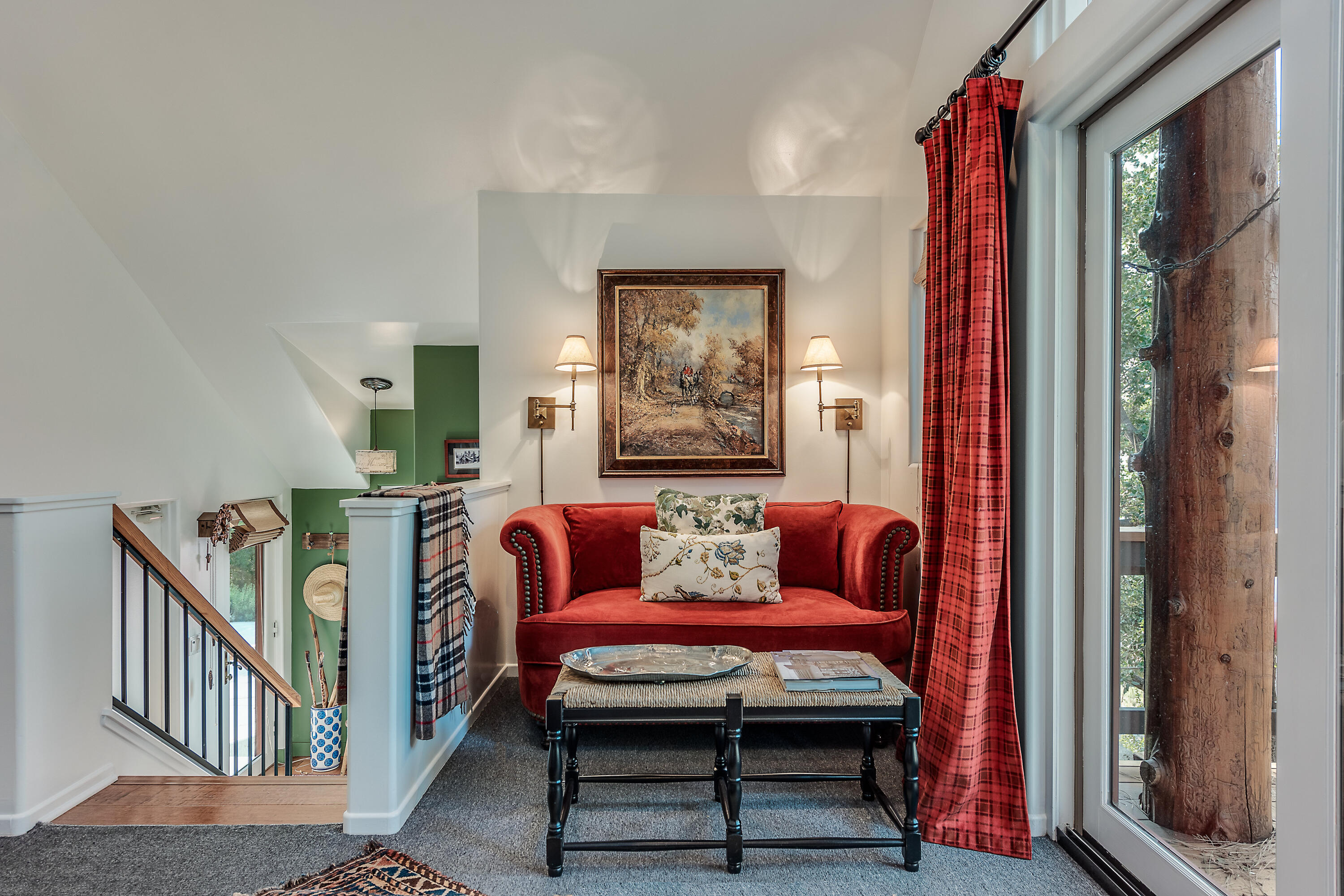 52430 Double View Drive Idyllwild, CA 92549 - Photo 26 of 74 a bedroom with furniture and a window