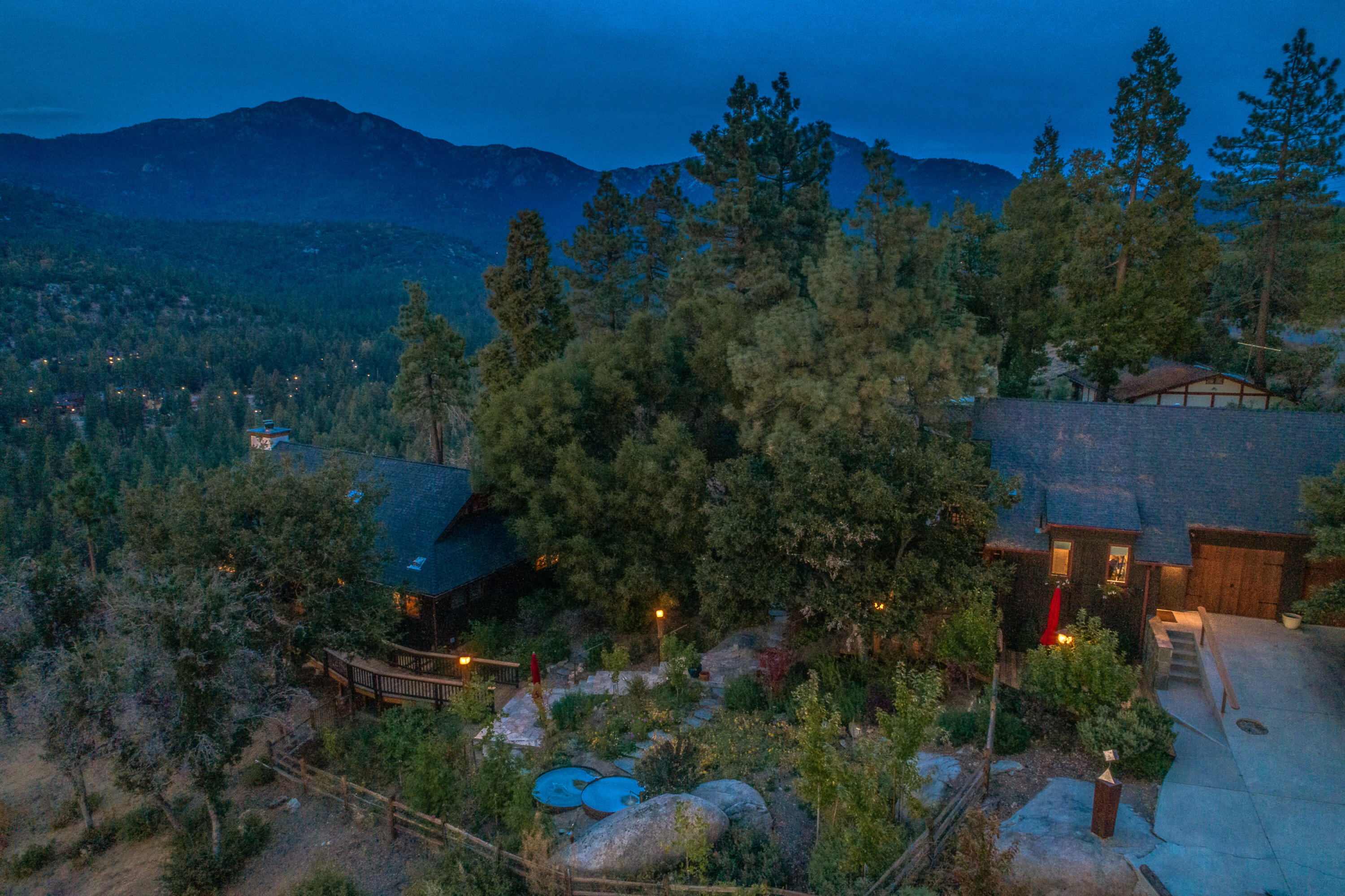 52430 Double View Drive Idyllwild, CA 92549 - Photo 69 of 74 an aerial view of residential house with outdoor space and trees all around