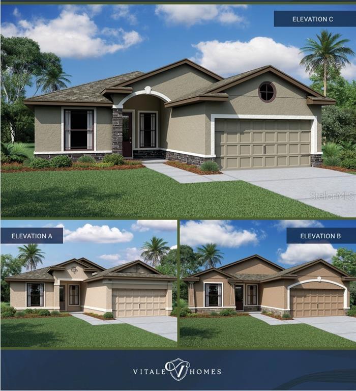 8252 Nightingale Road Weeki Wachee, FL 34613 - Photo 2 of 3 a front view of a house with a yard