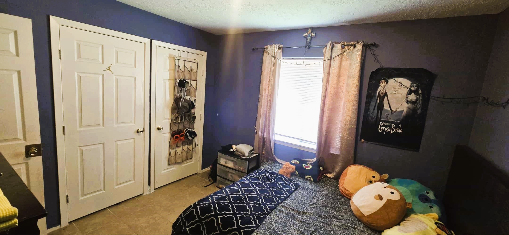 2303 Spring Dusk Drive Spring, TX 77373 - Photo 9 of 13 a bedroom with a bed and wooden floor