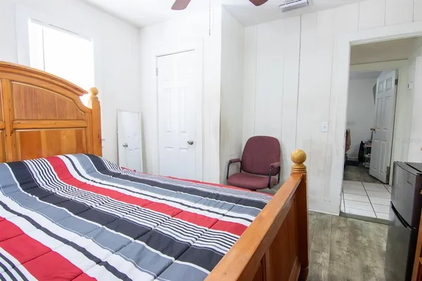 a view of a living room and utility room