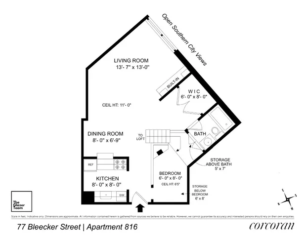 $799,000 | 77 Bleecker Street, Unit 816N | Greenwich Village