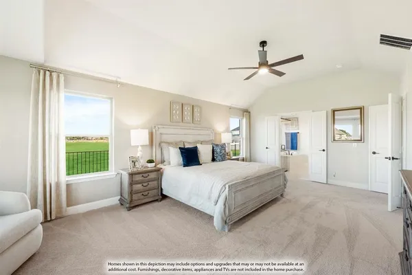 a room with a bed and a couch