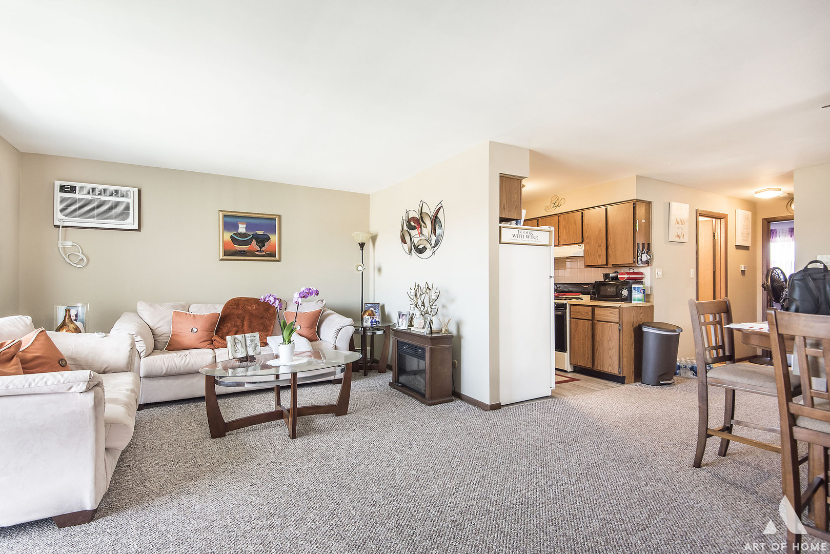 5731 106th Street Chicago Ridge, IL 60415 - Photo 12 of 25 a living room with furniture and a refrigerator