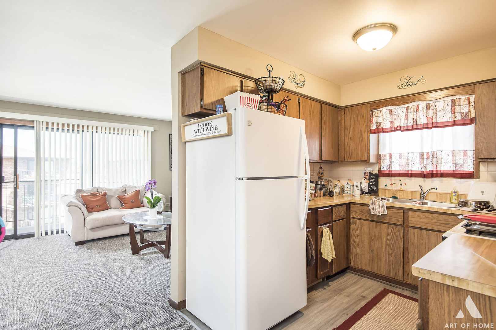 5731 106th Street Chicago Ridge, IL 60415 - Photo 16 of 25 a kitchen with sink refrigerator and window