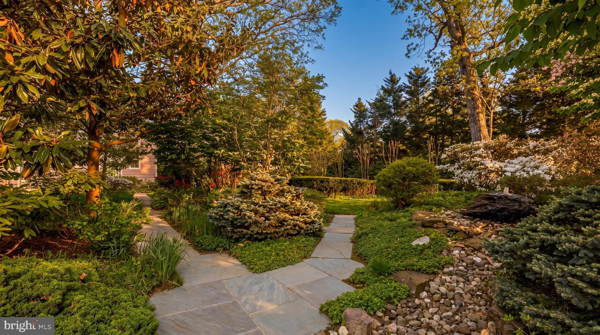 3306-3308 Rittenhouse Street Northwest Washington, DC 20015 - Photo 18 of 24 a view of a garden