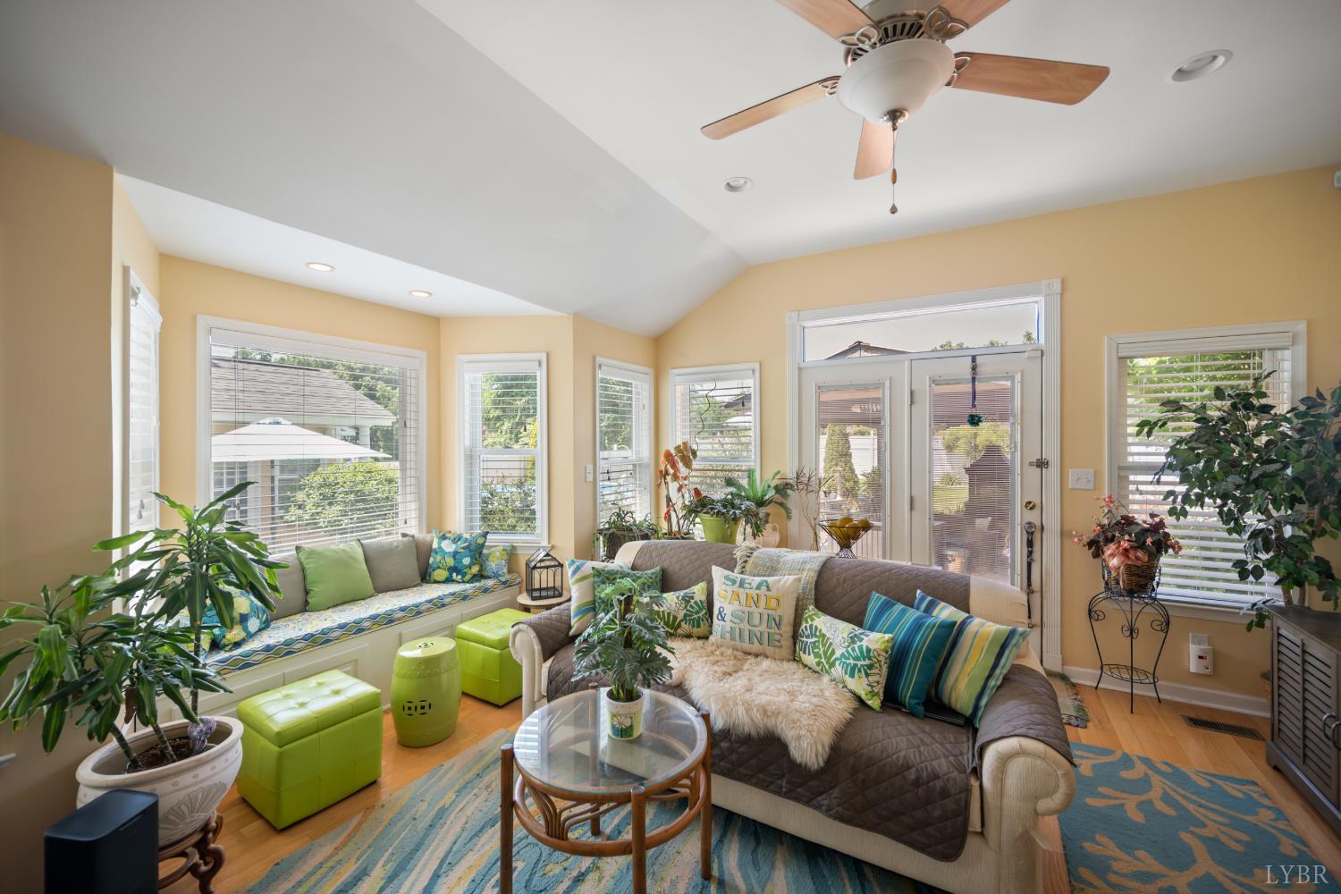 232 Elon Road Madison Heights, VA 24572 - Photo 8 of 65 Gorgeous sunroom with walkout to pool. Lots of natural light!