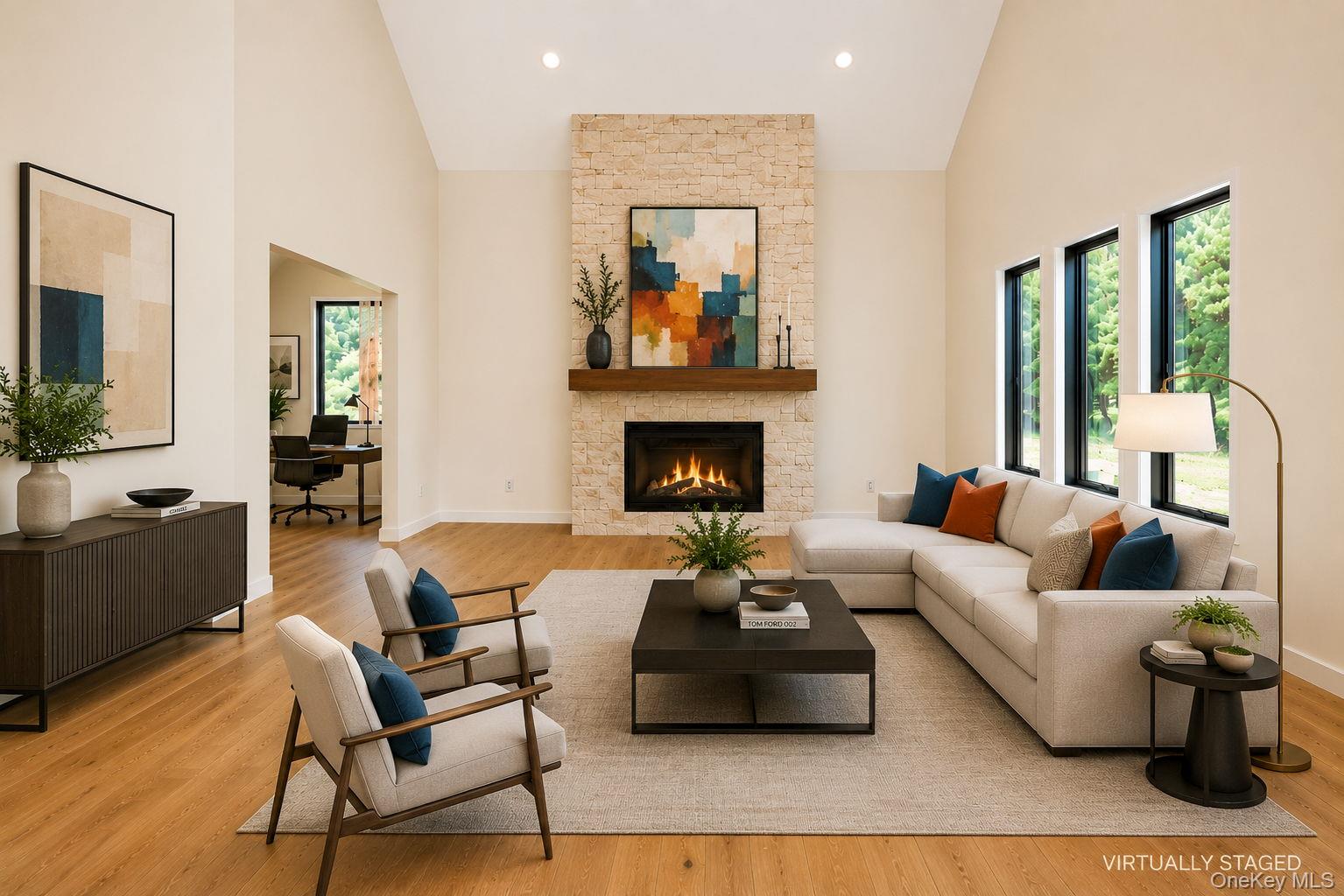 128 St Elmo Road Wallkill, NY 12589 - Photo 14 of 45 Virtually staged. Furniture has been digitally added to show the room's potential scale and layout."