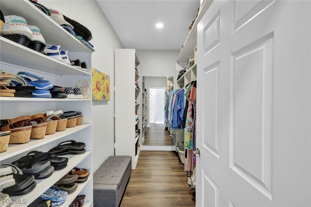 5346 Southwest 10th Avenue Cape Coral, FL 33914 - Photo 17 of 50 a view of a walk in closet
