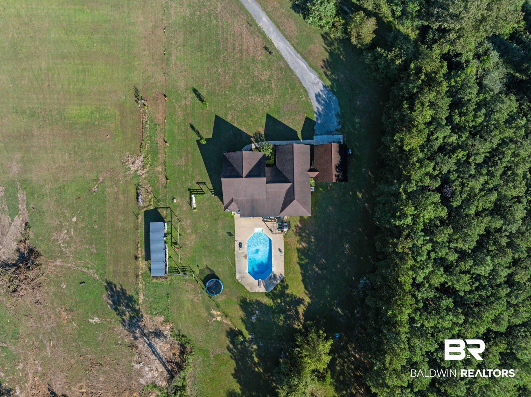 15635 North A N Brady Road Bay Minette, AL 36507 - Photo 45 of 51 Aerial view