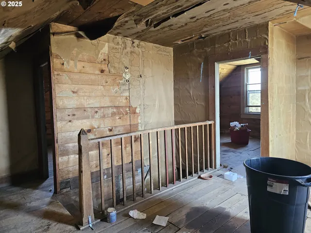 a view of wooden floor