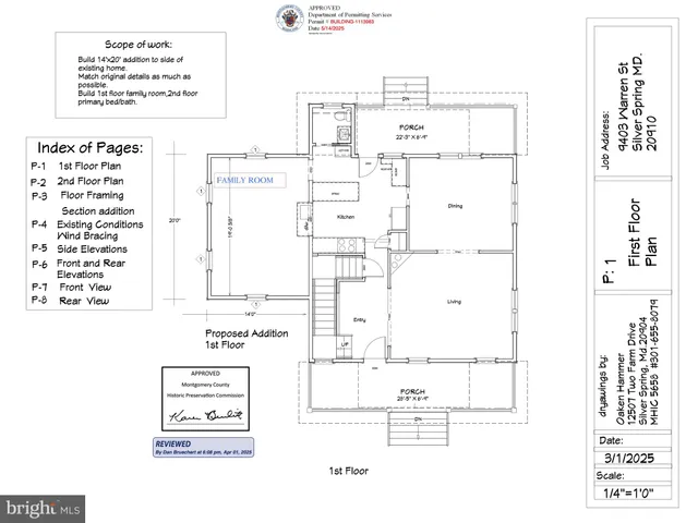 $1,395,000 | 9403 Warren Street, Silver Spring, MD 20910