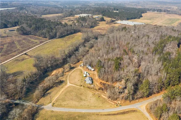 a view of a backyard of a house