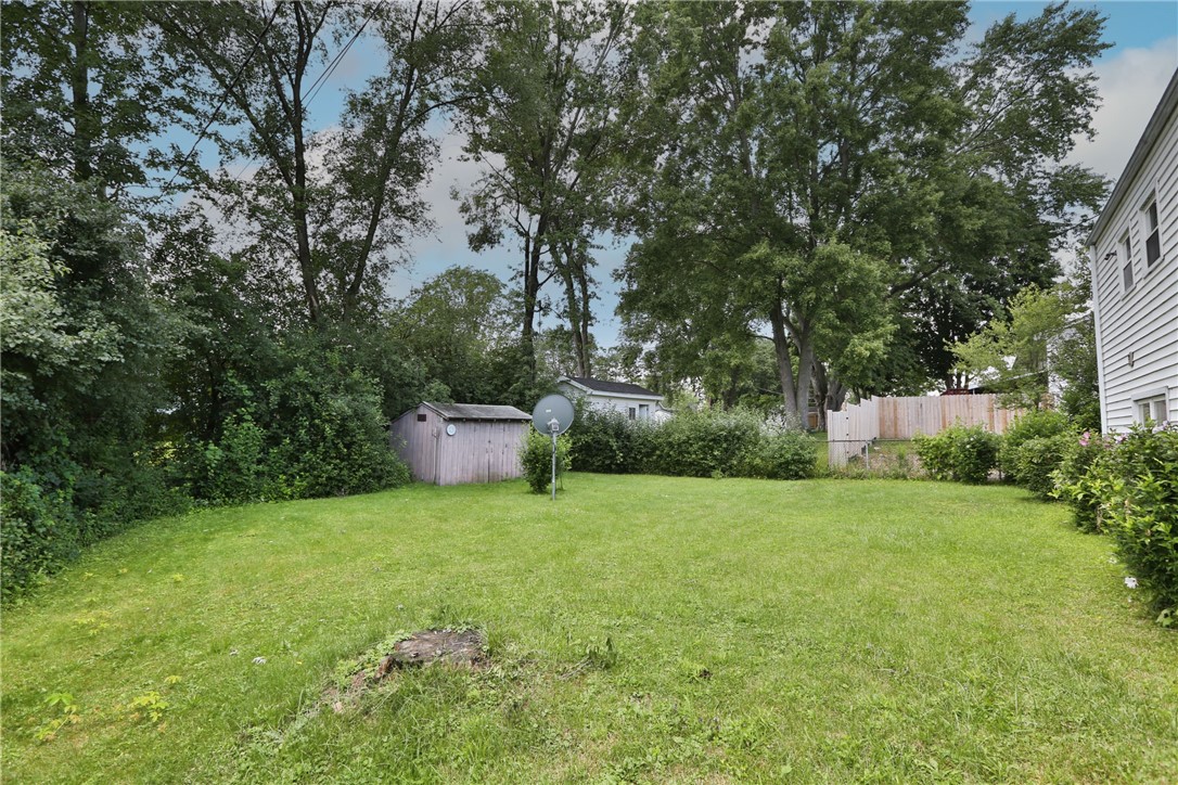 1359 Lehigh Station Road Henrietta, NY 14467 - Photo 25 of 32 Large, Flat, Fully Fenced Backyard!