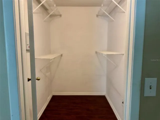 a view of walk in closet
