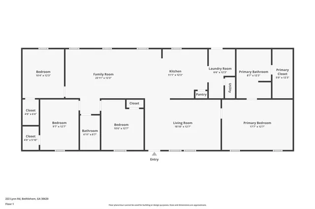 $284,000 | 222 Lynn Road, Bethlehem, GA 30620