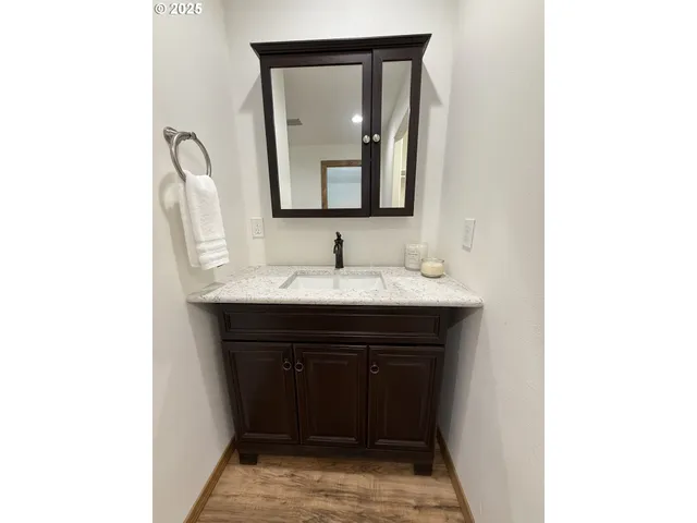a bathroom with a sink