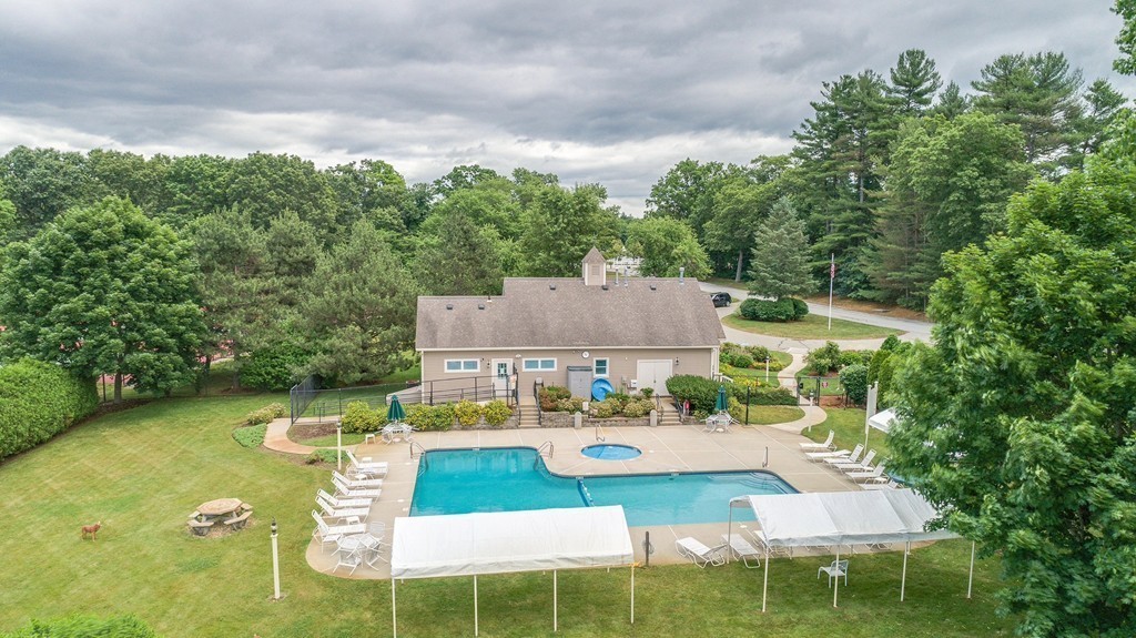 5 Emery Road, Unit 5 Bedford, MA 01730 - Photo 23 of 29 a aerial view of a house with swimming pool garden and patio