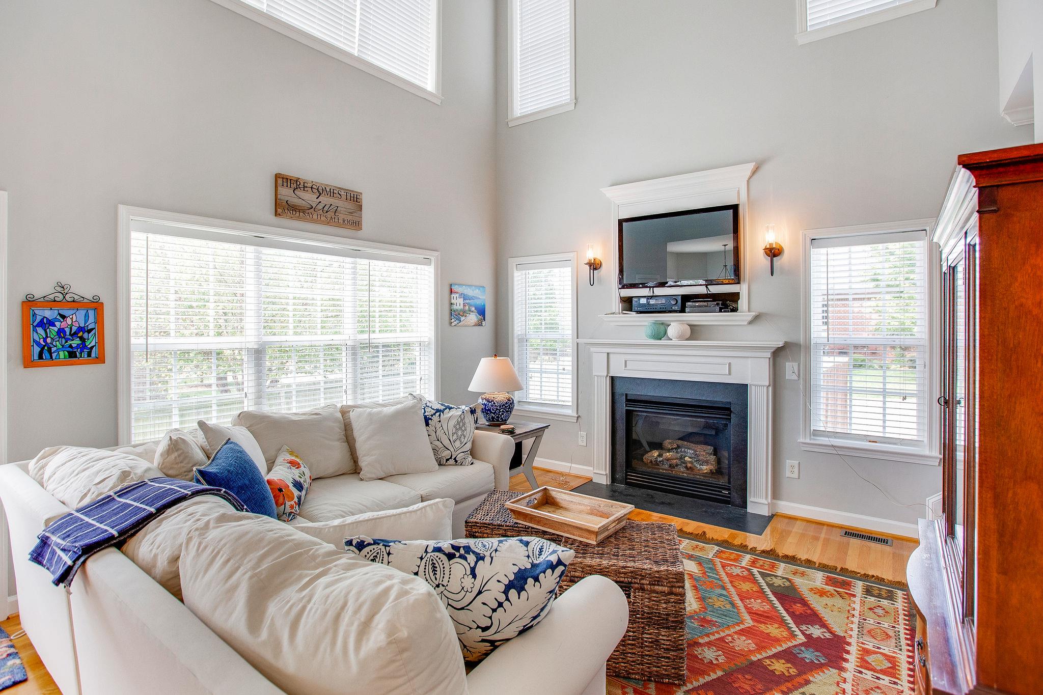 1017 Red Pepper Ridge Spring Hill, TN 37174 - Photo 8 of 27 Open ceiling in living room with tons of natural light!