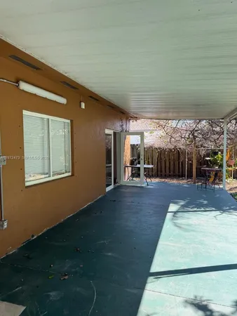 a living room with a yard