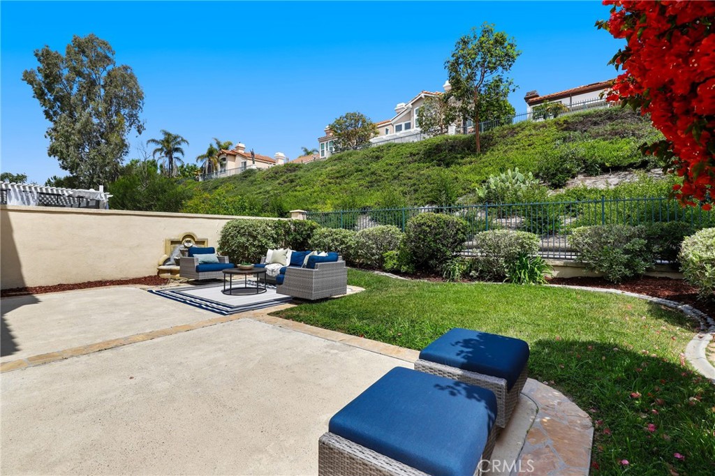73 Blazewood Lake Forest, CA 92610 - Photo 40 of 53 a view of a backyard with sitting area