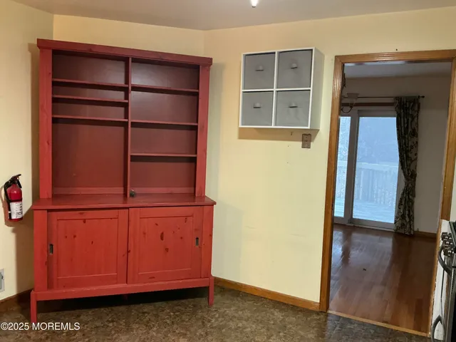 a view of closet area