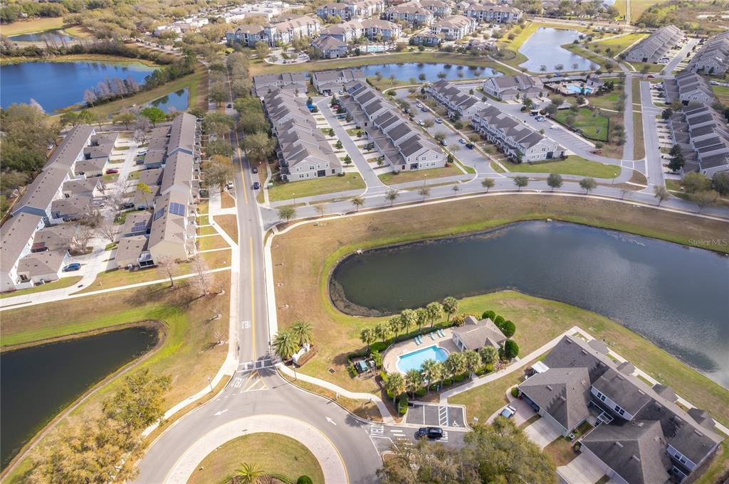 5849 Soter Lane Windermere, FL 34786 - Photo 25 of 31 an aerial view of a swimming pool