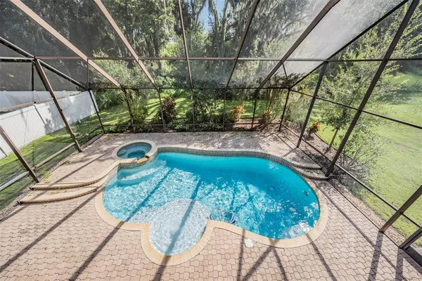a view of outdoor space and yard