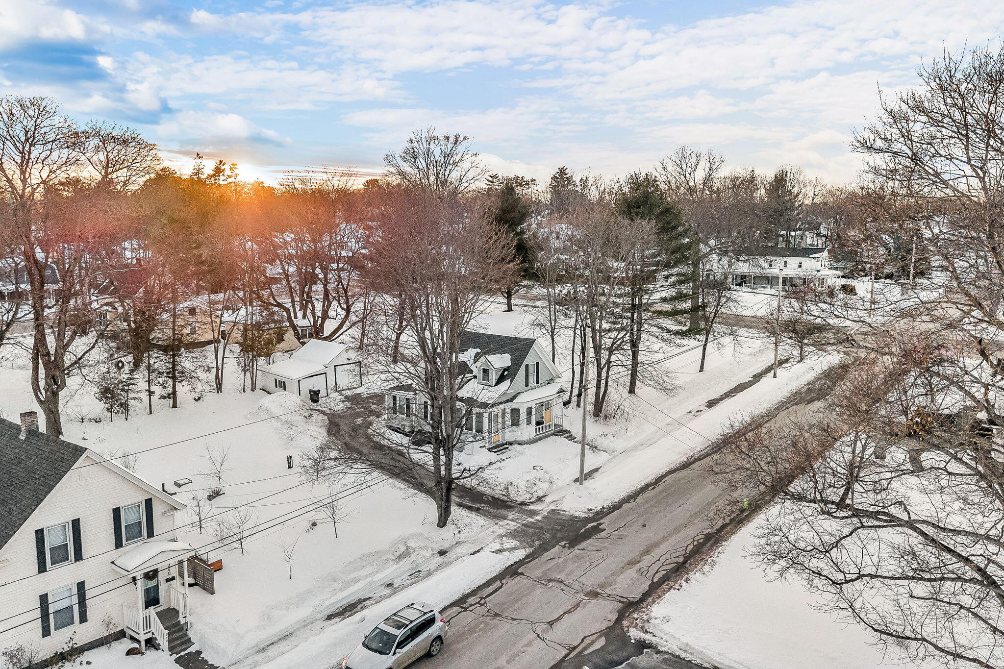 346 Lincoln Street Bangor, ME 04401 - Photo 3 of 50 Aerial Left Front View