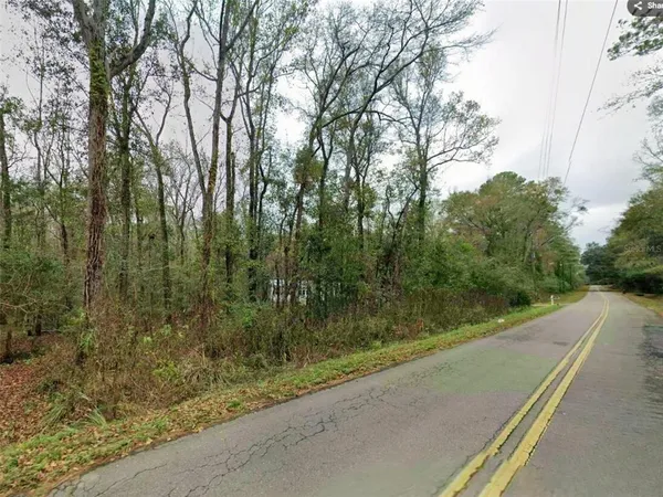 a view of a road from a balcony