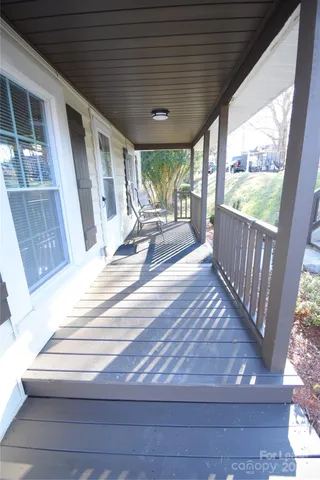 a view of a porch