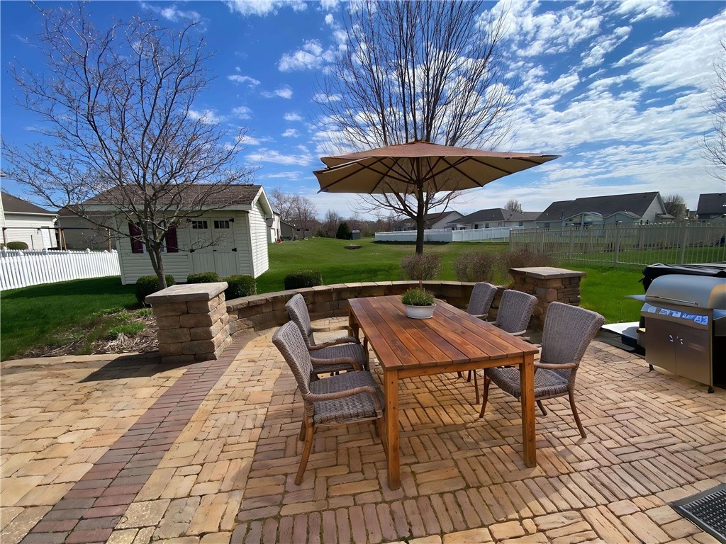 541 North Point Troy, OH 45373 - Photo 22 of 23 This spacious patio with brick pavers offers a perfect setting for outdoor entertaining.