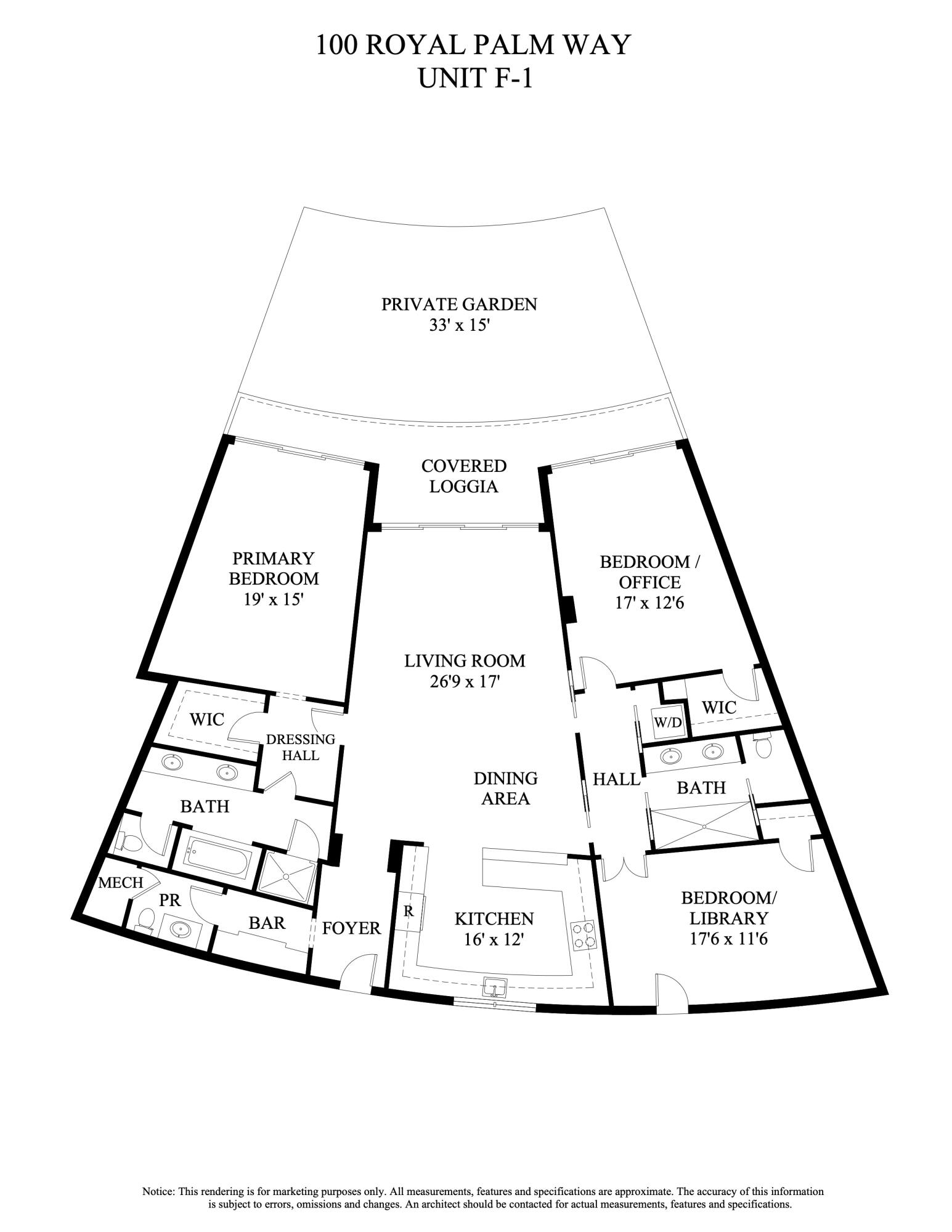 100 Royal Palm Way, Unit F1 Palm Beach, FL 33480 - Photo 43 of 43 unknown