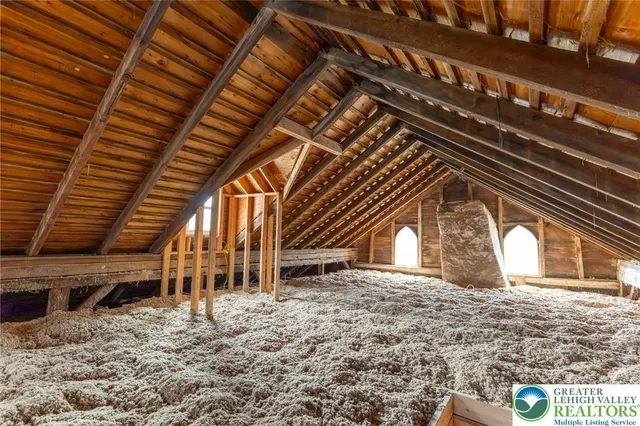 a close up of a wooden door