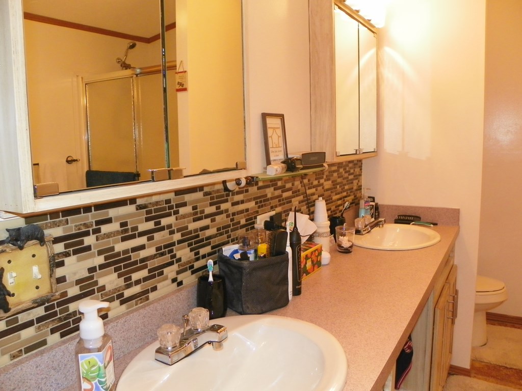 2268 German Hill Road Tionesta, PA 16353 - Photo 19 of 31 a bathroom with a sink and a mirror
