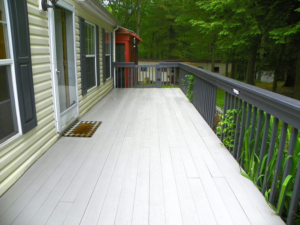 2268 German Hill Road Tionesta, PA 16353 - Photo 3 of 31 a view of balcony with wooden floor and fence