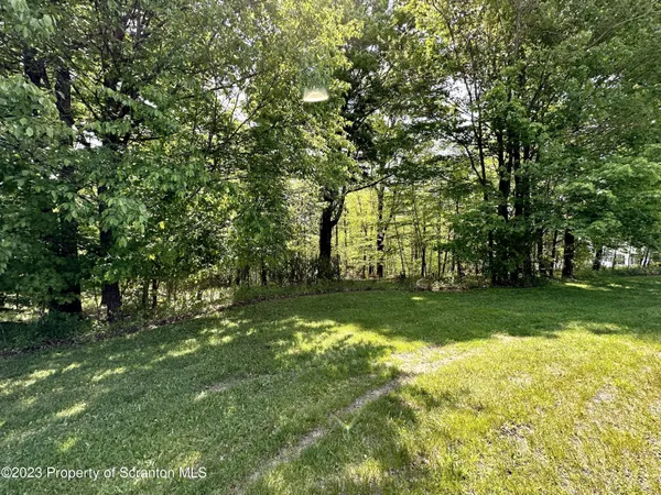 a view of backyard with green space